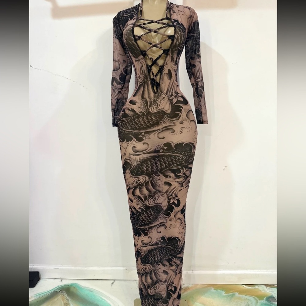 JLorraine Mesh Sinai Dress